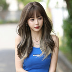 제니 투톤 웨이브 롱 헤어 통가발 55cm : 하이유니 Hi-Yuni
