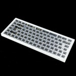 75 84 PC 플레이트 폴리카보네이트 ANSI ISO 레이아웃 KBD75 YMD75 V1 V2 V3 PCB 파우치 케이스 75V3 기계식 키보드 노트북 키보드용... 