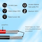 온애이 MOOKEERF 태양광 XT60I 케이블 10AWG 35FT 패널 어댑터 커넥터 확장 휴대용 발전소 발전기용 2FT : 와이제이브이컴퍼니
