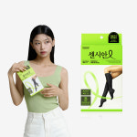 동국제약 센시안 메디컴프밴드 워크 (블랙 S-M / M-L) 의료용 밴드 종아리 압박 스타킹 남여공용, 다리의료기기 허가 : 동국제약 생활건강