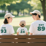 커스텀 티셔츠 반팔티 제작 굿즈 아기 돌 백일 환갑 답례품 프린팅 : 댕데이