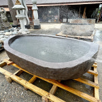 (특대형03) 대형 수반 강돌 물확 돌확 정원 연못 돌어항 / 가로 204cm  : 전국 조경 석재