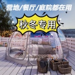 투명텐트 옥상테라스 바람막이 버블하우스 원형 캠핑 접이식 썬룸 공기주입식 루프탑 단열 우레탄창 1 6면 3m 텐트에 적합한 매트 : 신흥유통상사0