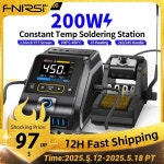FNIRSI DWS-200 재작업 납땜 스테이션, C210, C245 핸들, 납땜 도우미, 전자 용접 수리 납땜 도구, 200W : 프린스타48