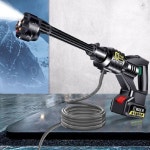 무선 세차기 가정용 고압 메탈 무선세차기 전동 5A 초간편 듀얼 고압세차기 1 뉴 듀얼 드라이브 모델 동심 7종 세트 : 직구만물상단