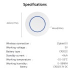 Tuya Zigbee 스마트 단추 무선 씬 , 스마트 라이프 자동화 리모컨 Zigbee 게이트웨이 Zigbee2MQTT : 케이에이치글로벌스토어