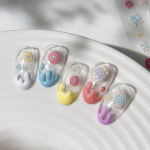 달콤한 막대 사탕 캐릭터 네일스티커 : 위치비