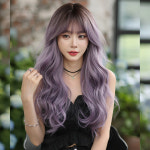 샤일린 애쉬퍼플 웨이브 롱 헤어 통가발 61cm : 하이유니 Hi-Yuni