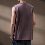 남성 프리미엄 나시 여름 얇은 피트니스 저지 민소매 티셔츠 A12Z2-6 모씨모씨2 : 광산두처리두치