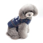 바버 강아지 자켓 DOG 코튼 코트 BARBOUR 애견의류 퀼티드 체크무늬 타탄 퀼팅 붉은색 : 신흥유통상사0