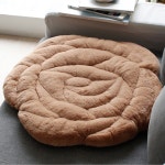 장미 모양 극세사방석 소파 거실 바닥 식탁의자 두꺼운 푹신한 인테리어방석 : 비앤채