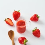 동화속 딸기 청 국산 자일로스 수제 카페 라떼 납품 요거트 우유 대용량 500g 1kg : 동화 속 딸기