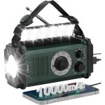 손전등이 있는 10000mAh 긴급 NOAA 발전 10000mAh37000mWh SOS : 더 다 온