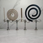 향코일 홀더 클립 가정용 캠핑 아로마 테라피 선 분위기 브래킷 용 자기 : 두나스토어12