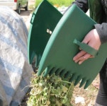 낙엽 나뭇잎 청소 손갈퀴 쓰레기 폐기물 제거 수거 갈고리 갈퀴 도구 (A0960) : 꼬슈 COSSU