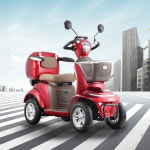 노인전동차 전동휠체어 사륜 의료용스쿠터 노인 어르신 노약자 전동스쿠터 한솜 e스타 : 모토마트