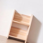 H6980 삼나무 2단 수납 책장 400 1color : 영점일톤