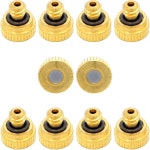 10/24 10PCS 0 DS-76 황동 UNC 미스트 노즐 DIA 오리피스 - 004 1MM DS-6W 교체 0.1mm : 09창고