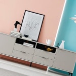 G5311 3단 오픈 수납거실장 2100 4colors : 영점일톤