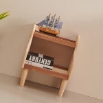 H6870 고무나무 2단 선반 책장 395 1color : 영점일톤