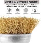 전동 드릴 스틸 철 휠 연마 브러쉬 녹 페인트 제거 세척 와이어 비트 (CA0934) : 캐빈보이 CABIN BOY