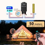 DieseRC 방수 무선 리모컨 DC 8V-80V 30A 제어 스위치 야외 야드 경수 펌프 농장 관개 지붕 정원 팬 램프 차고 창고 DC 8V-80V... 