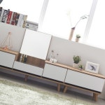 C751 시즌3 투서랍 좌식화장대 보조장 600 세트 5colors : 영점일톤