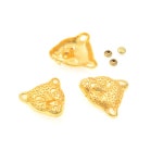 가방 스터드 7X3 5MM 세트 J1794 실버 5CM 가죽 레오파드 10 6X3 의류 스팟 리벳 Gold : 비닐바구니