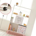 H6388 3단 3칸 바퀴형 책장 1color : 영점일톤