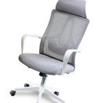 J1283 메쉬 헤드 그레이의자 1color : 영점일톤