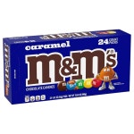 진짜 캐러멜과 밀크 초콜릿으로 만든 M&M의 캐러멜 초콜릿 캔디, 24 카운트, 1.41온스 캔디 선물 Caramel Chocolate : 인선상사06