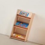 H6724 3단 고무나무 선반책장 400 1color : 영점일톤