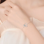조절 블루 Jewelery 특별한 팔찌 기념 선물 부적 925스털링실버 순은 커플 우정 : 피오글로벌2