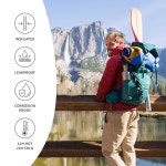 밤보 32온스 물병 | 단열 스테인리스 스틸 여행용 1리터 12 oz Aegean Blue : 인선상사06