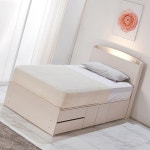 H8222 2단 수납 LED 침대 SS 1color : 영점일톤
