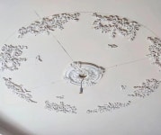 웨인스코팅몰딩 테이프 벽장식 접착식 인테리어 몰딩 스티커 잘라쓰는 셀프 벽 : 딩그리