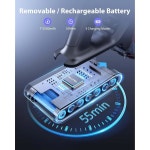 WLUPEL 무선 진공청소기 38Kpa 450W 스틱 2L 먼지컵과 LED 터치스크린 충전소 H8S 최대 55분 실행 시간 제공 : 엘리트베이