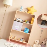 H6398 3단 3칸 삼나무 바퀴형 책장 1color : 영점일톤