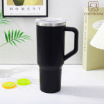 코지룸 대용량 텀블러 손잡이 보온보냉컵 빨대컵 사무실 차량용 : 비타민스