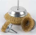 전동 드릴 연마 휠 컵 브러쉬 녹 페인트 제거 세척 스틸 와이어 브러시 비트 (A0934) : 꼬슈 COSSU