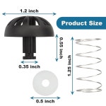 쇼잉고 커피 머신 하단 브루 교체용 바스켓 키트, 스토퍼 팩)과 990237500 1 112435-000-000 액세서리 적재 미스터 호환됩니다 1857... 