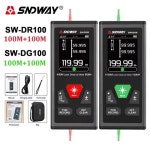 SNDWAY SW-DR60 듀얼 레이저 거리 측정기 60M 100M 양측 줄자 양방향 : 엠트엠