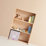 H6405 3단 3칸 고무나무 책장 1color : 영점일톤