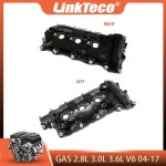 엔진 부품 오른쪽 및 왼쪽 밸브 커버 2.8L 3.0L 3.6L V6 가스 04-17 BUICK CADILLAC CHEVROLET GMC PONTIAC SAAB SATURN SUZ : 프린스타49
