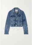 GANNI 가니 크롭 데님 자켓 오가닉 청자켓 J1345 6699 : tdress