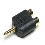 Coms 3.5mm 스테레오 to 2RCA 젠더 Y형 G0388 : 조은 정보