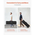 해피바이 스튜디오 장비 케이스 51 57 14 37 96 인치 131 36 38 cm 바퀴가 달린 스트랩 : MAAQQ05