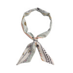 혀니추디자인 프린 양면 쁘띠 스카프 퀸 미니 실크스카프 : 혀니추천스토어