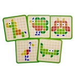 어르신 치매예방 실버 교구 모자이크 퍼즐 노인 게임 : 실버클로버