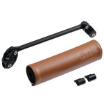 (ZETA RACING) 200mm & 220mm G5579 지터 레이싱 스크램블러 바 패드 브라운 핸들 브레이스 세트 빈티지 : harmo21